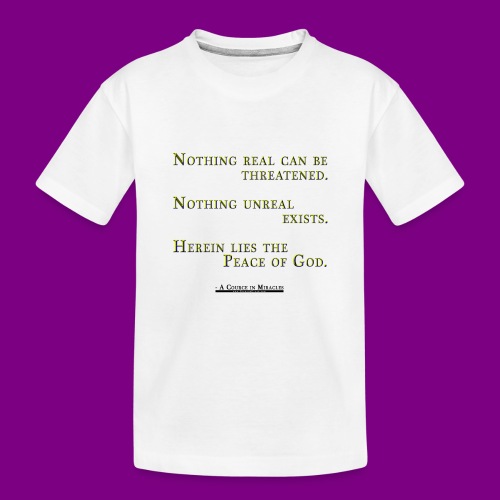 Peace of God - A Course in Miracles - Kid's Premium Organic T-Shirt