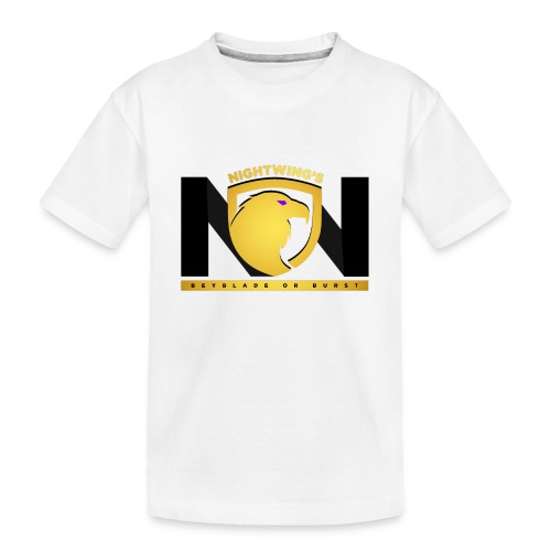 Nightwing GoldxBLK Logo - Kid's Premium Organic T-Shirt