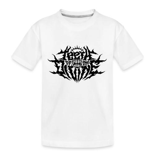 Teeth Of The Divine Logo BLACK - Kid's Premium Organic T-Shirt
