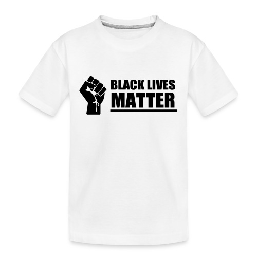 Black Lives Matter Black Power Fist - Kid's Premium Organic T-Shirt