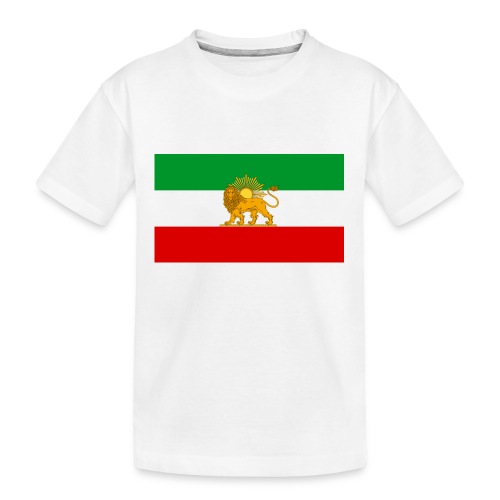 Flag of Iran - Kid's Premium Organic T-Shirt