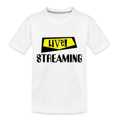 Live Streaming - Kid's Premium Organic T-Shirt