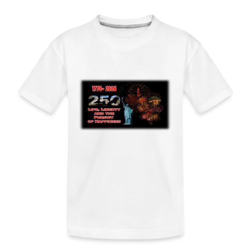 1776 - 2026 - 250 Years USA | Fireworks - Kid's Premium Organic T-Shirt