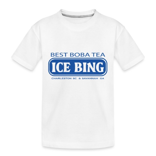 ICE BING LOGO 2 - Kid's Premium Organic T-Shirt