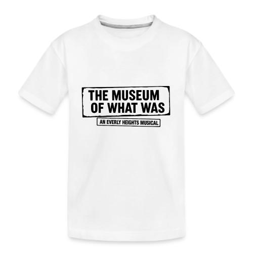 Museum of What Was Logo (Black) - Kid's Premium Organic T-Shirt