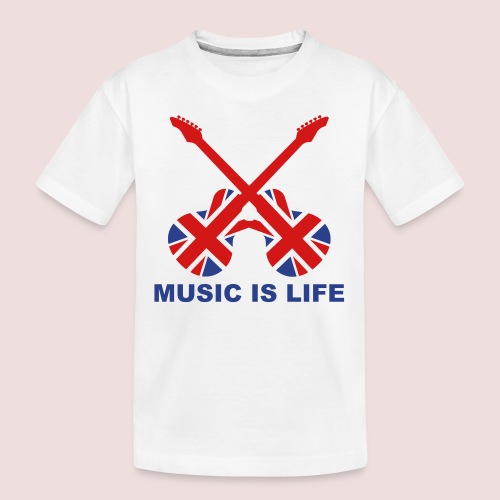 Music is life - Kid's Premium Organic T-Shirt