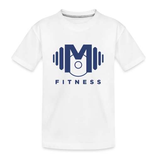 Mo Fitness - Blue - Kid's Premium Organic T-Shirt