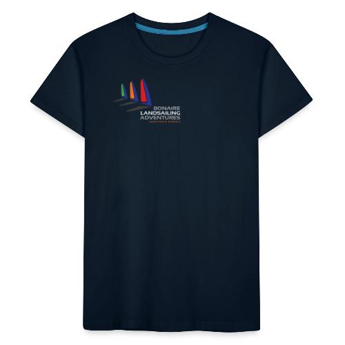 Bonaire Landsailing logo - Kid's Premium Organic T-Shirt