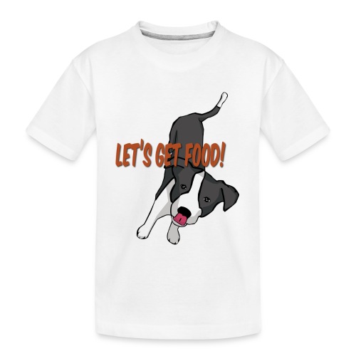 Foodie Dog Border Collie - Kid's Premium Organic T-Shirt