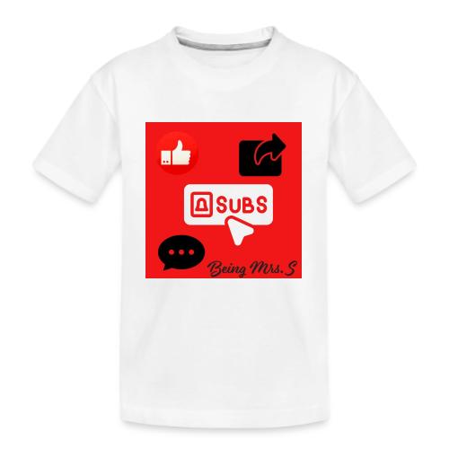 Like Share Subscribe Comment - Kid's Premium Organic T-Shirt