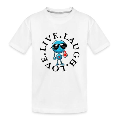 Circle Remember to live laugh love - Kid's Premium Organic T-Shirt
