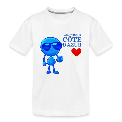 Smoon City_Saint Tropez Côte d'Azur - Kid's Premium Organic T-Shirt