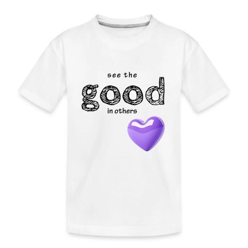 Smoon City_See the Good in Others - Kid's Premium Organic T-Shirt