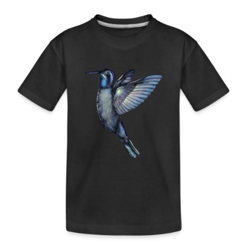 Hummingbird in flight - Kid's Premium Organic T-Shirt