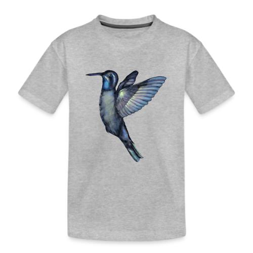 Hummingbird in flight - Kid's Premium Organic T-Shirt