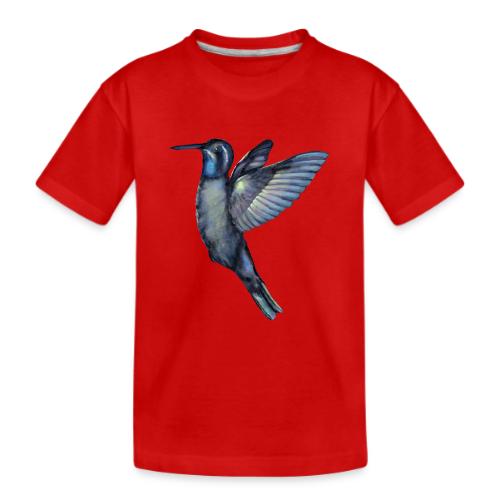 Hummingbird in flight - Kid's Premium Organic T-Shirt