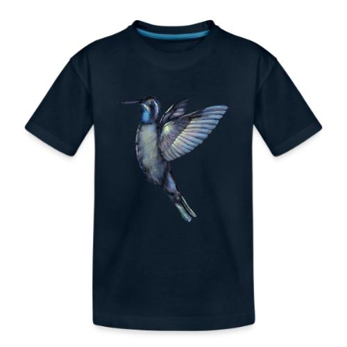 Hummingbird in flight - Kid's Premium Organic T-Shirt