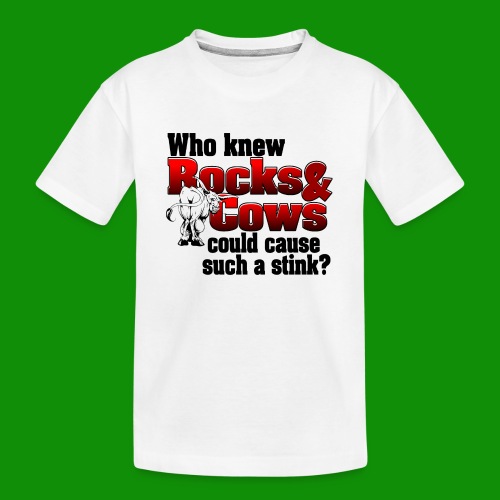 Who Knew? Rocks and Cows - Kid's Premium Organic T-Shirt