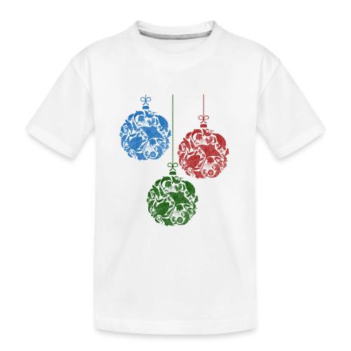 Coastal Christmas Ornament Group - Kid's Premium Organic T-Shirt