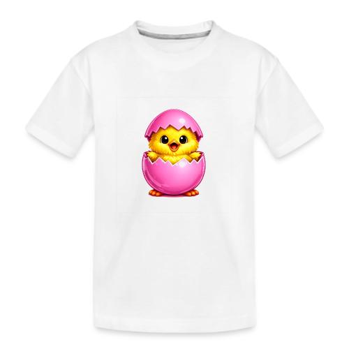 Easter Chick Pink - Kid's Premium Organic T-Shirt