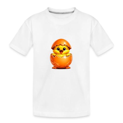 Easter Chick Orange - Kid's Premium Organic T-Shirt