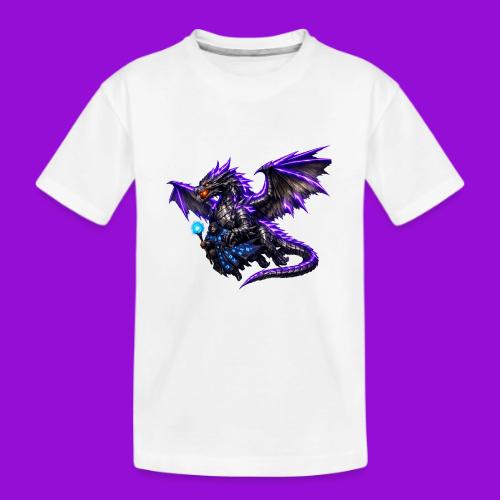 Neon Dragon and Battle Mage - Kid's Premium Organic T-Shirt