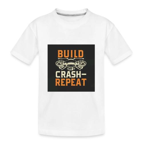 Build Crash Repeat - Kid's Premium Organic T-Shirt