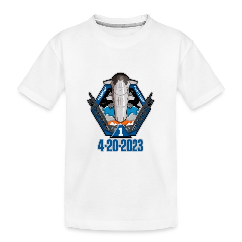 Starship Flight Test 4-20-2023 - Kid's Premium Organic T-Shirt