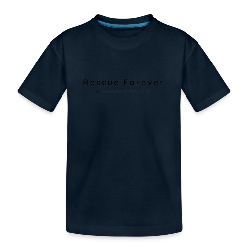 Rescue Purrfect Basic Logo - Kid's Premium Organic T-Shirt