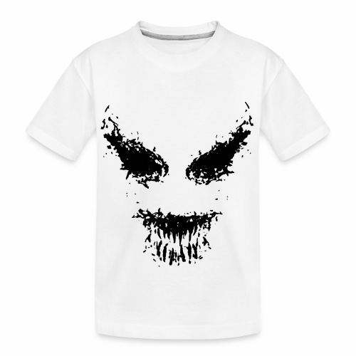 Creepy Monster Nightmare Halloween Face - Kid's Premium Organic T-Shirt
