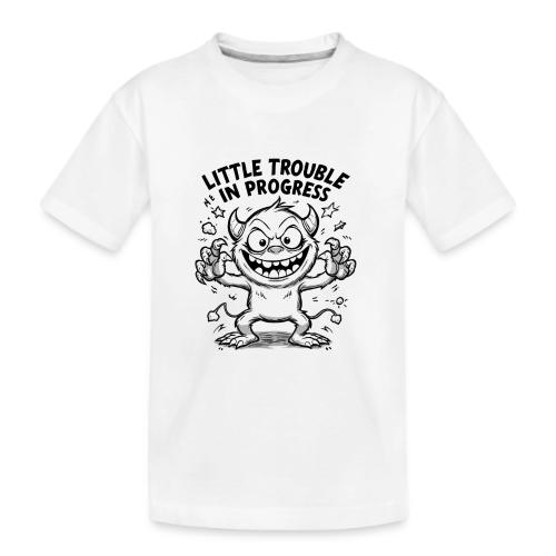 Playful Mischief Demon Illustration - Kid's Premium Organic T-Shirt