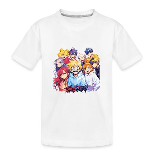 Thrill Rush Anime Squad Streetwear - Kid's Premium Organic T-Shirt