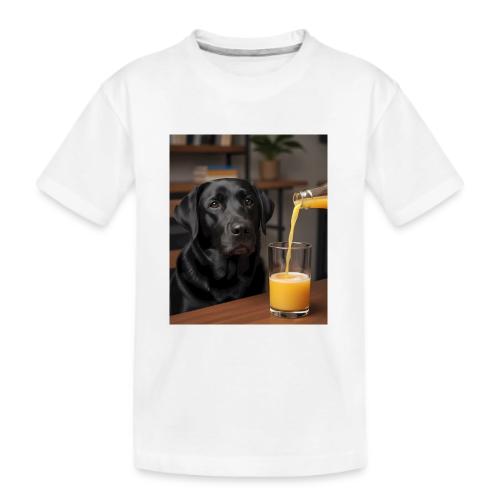 Golden Retriever Chill Juice Vibes - Kid's Premium Organic T-Shirt