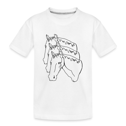 horsey pants - Kid's Premium Organic T-Shirt