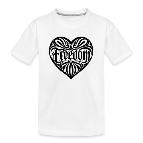 FREEDOM in Heart - Kid's Premium Organic T-Shirt