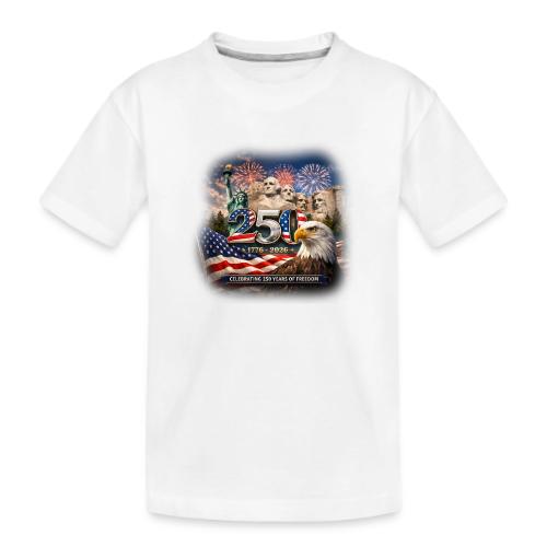 1776-2026 | Celebrating 250 Years of Freedom - Kid's Premium Organic T-Shirt