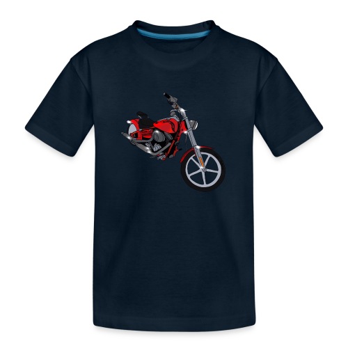 Motorcycle red - Kid's Premium Organic T-Shirt