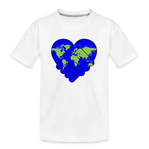 World United in Love - Kid's Premium Organic T-Shirt