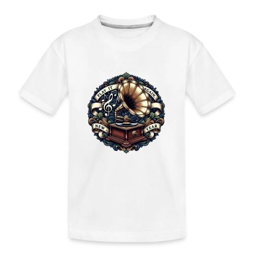 Ornate Phonograph T-Shirt - Kid's Premium Organic T-Shirt