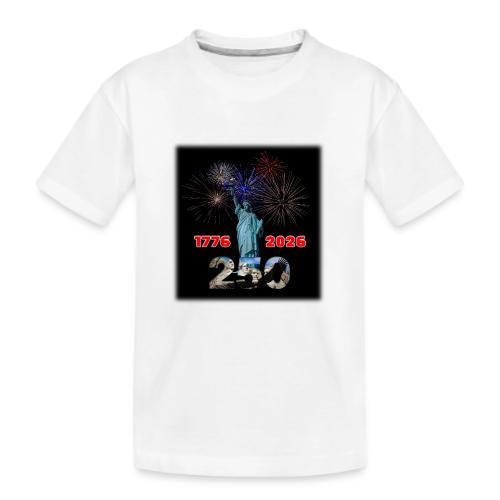 1776 - 2026 - 250 Years USA | Fireworks - Kid's Premium Organic T-Shirt