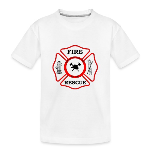 AsburyVFD Badge - Kid's Premium Organic T-Shirt