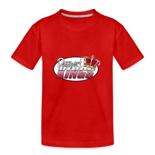 Passportkings white shirt design - Kid's Premium Organic T-Shirt