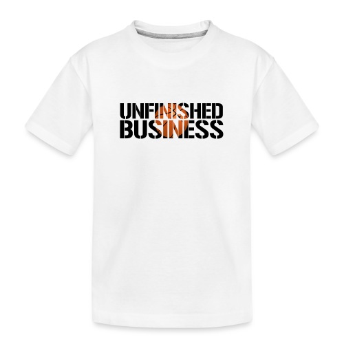 Unfinished Business hoops basketball - Kid's Premium Organic T-Shirt