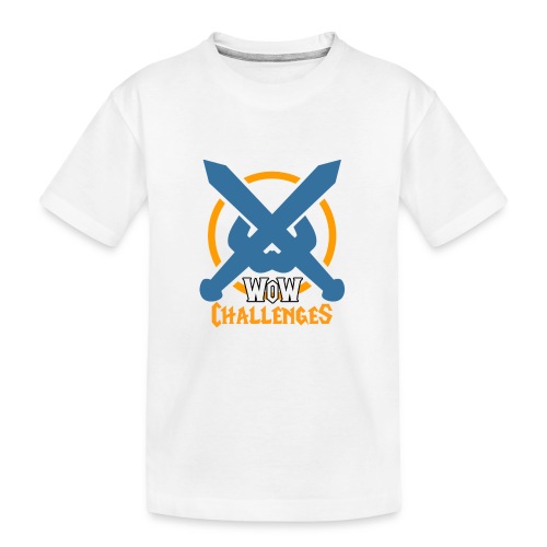 WoW Challenges Logo - Kid's Premium Organic T-Shirt