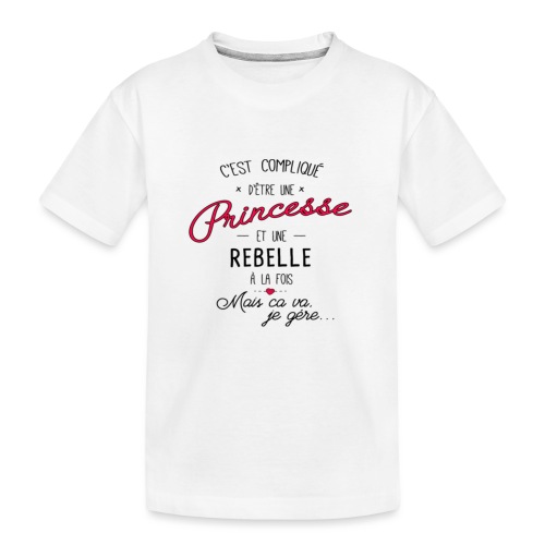 princess and rebel - Kid's Premium Organic T-Shirt