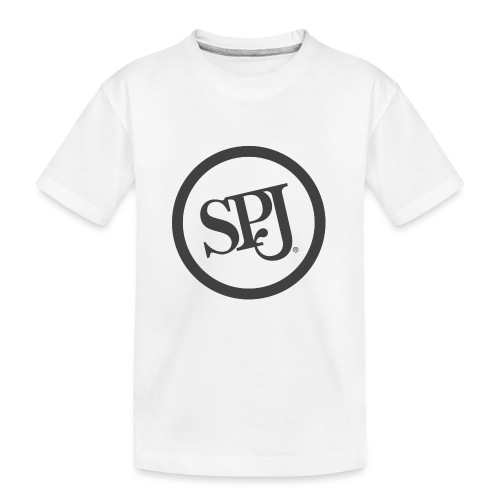 SPJ Charcoal Logo - Kid's Premium Organic T-Shirt