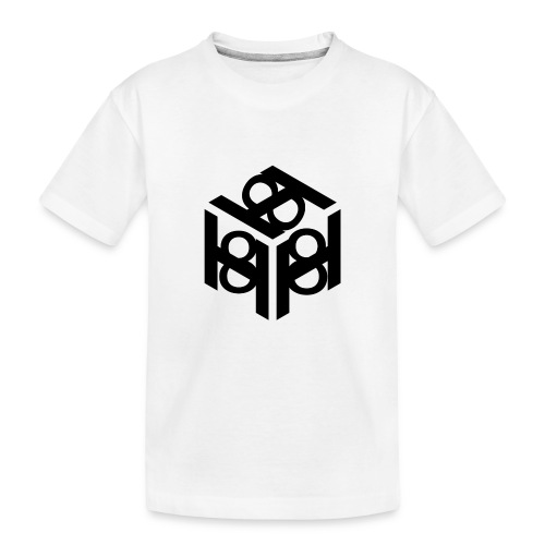 H 8 box logo design - Kid's Premium Organic T-Shirt