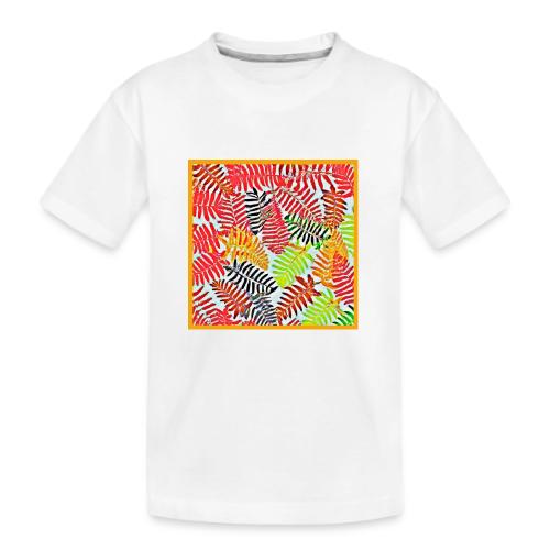 Chic Leaves Artistic Spectrum - Kid's Premium Organic T-Shirt