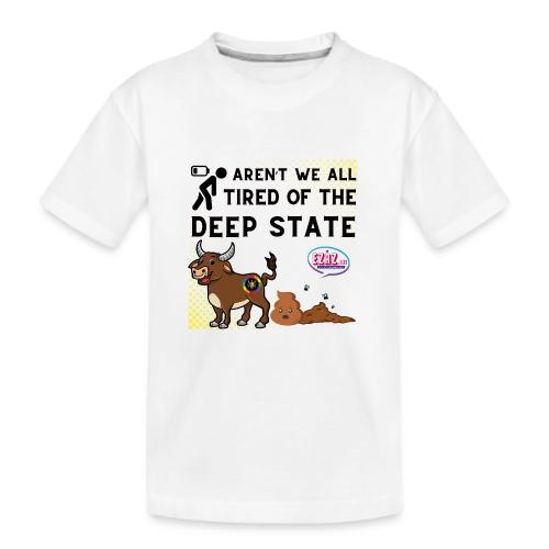 Tired poop light shirts - Kid's Premium Organic T-Shirt