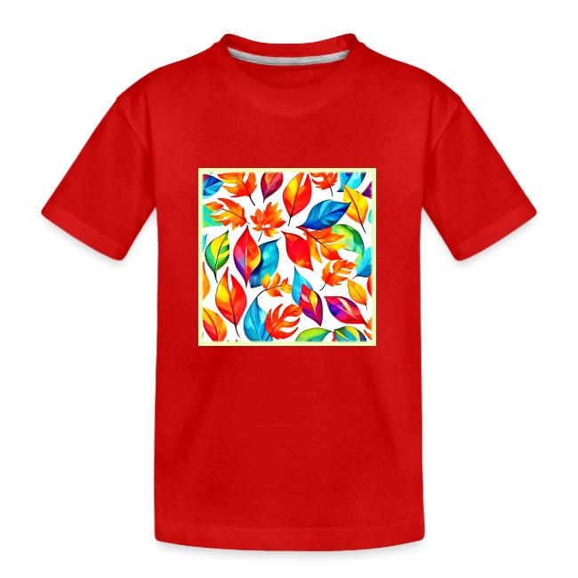 Autumn Leaves Abstract Pattern